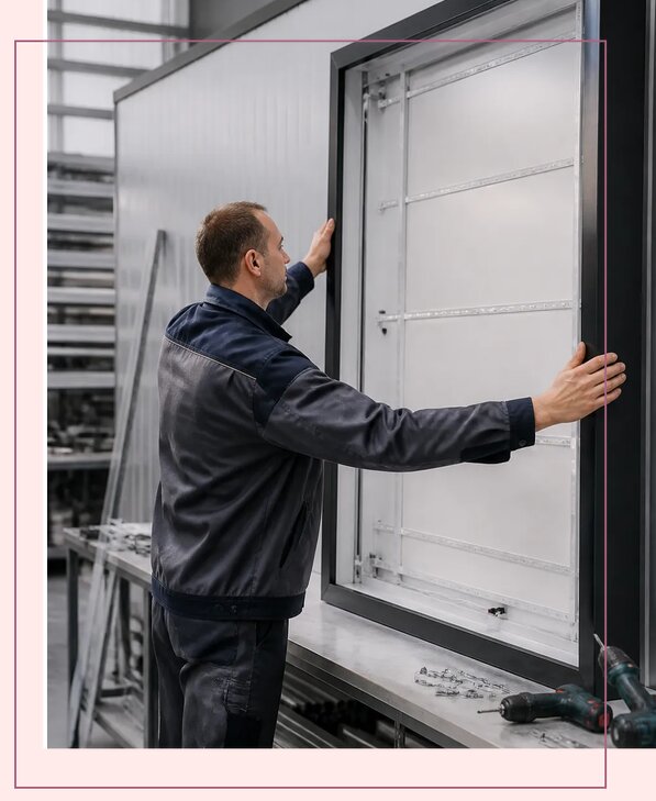 Изготовление композитного светового короба в Саянске