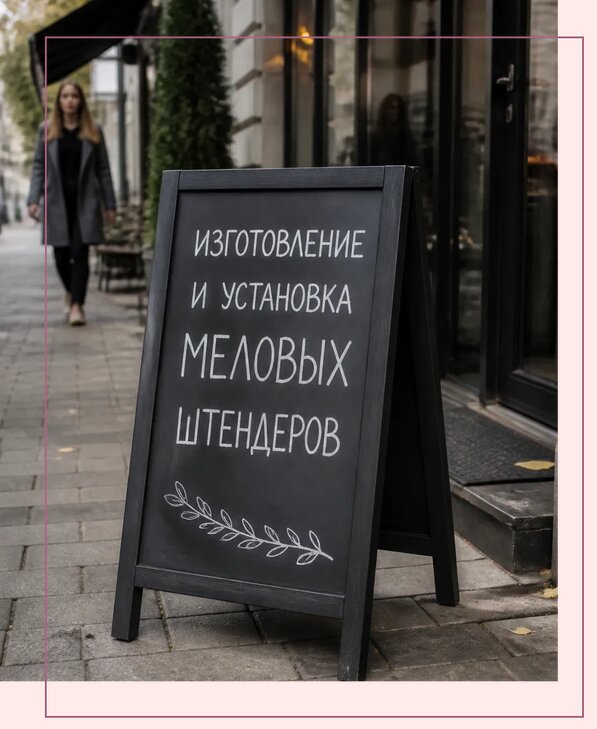 Меловые штендеры в Саянске по цене от 6613 р. | Аванза-Сск